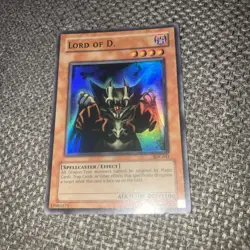 Yu-Gi-Oh! TCG Lord of D. SDK-041 Super Rare Unlimited Card Lightly Played - Image 2