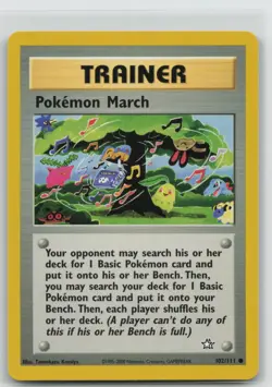 Pokemon March Unlimited Common Neo Genesis 102/111 NM - Image 1