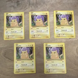Pikachu 35/108 (5x) Regular Playset Lot Pokemon XY Evolutions Pokemon TCG NM/LP - Image 1