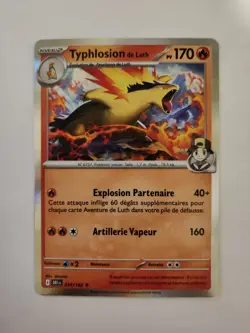 Carte Pokemon - Typhlosion de Luth Holo 034/182 - Rivalites Destinees EV10 - Image 1