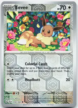 Eevee 050/064 Common Shrouded Fable Pokemon Reverse Holo Near Mint - Image 1