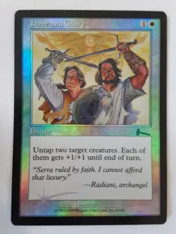 Hope and Glory - Foil - Magic the Gathering MTG - Urza's Legacy M-131 - Image 1