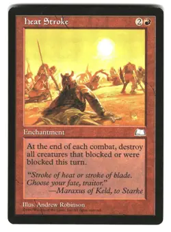Heat Stroke Rare Weatherlight Magic: The Gathering Moderately Played - Image 1