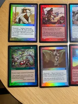 Magic The Gathering Lot of 7 FOIL Cards - Premodern Odyssey Judgment LP - Image 2
