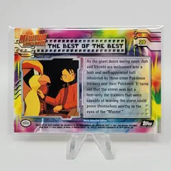 Pokemon Best of the Best 20 Textured Foil Black Topps Card Mewtwo Strikes Back - Image 4