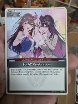 hololive - SorAZ Celebration (U) - hBP05-080 - Enchant Regalia English NM - Image 1