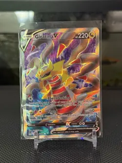 Pokemon TCG Giratina V 185/196 Swsh11: Lost Origin Ultra Rare Full Art Holo -NM - Image 1