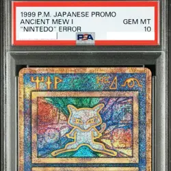 PSA 10 Ancient Mew I Nintedo Error Holo Movie Promo Pokemon Card Japan 1999 - Image 1