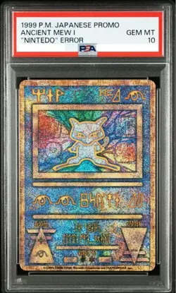 PSA 10 Ancient Mew I Nintedo Error Holo Movie Promo Pokemon Card Japan 1999 - Image 2