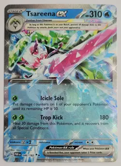TSAREENA EX 046/182 DOUBLE RARE PARADOX RIFT POKEMON NM - Image 1