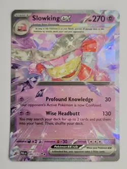 Slowking ex 086/193 Double Rare Paldea Evolved Pokemon Holo NM - Image 1
