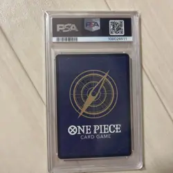 One Piece Card Game Trafalgar Law SR Parallel PSA10 - Image 2
