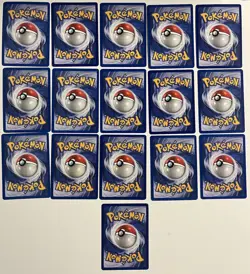 WOTC 1999 Pokemon TCG Fossil 16 Card Lot Vintage LP - Image 2