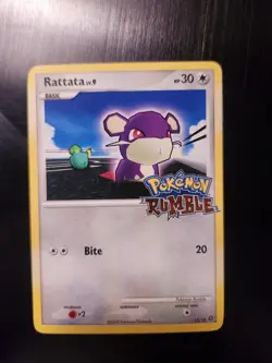 Rattata 15/16 Pokemon Rumble Promo Card. Holo Stamp - Image 3