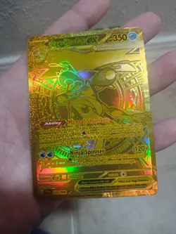 Mega Greninja Ex 122/086 Me04: Chaos Rising Halo Rare 2026 Pokemon READ - Image 3