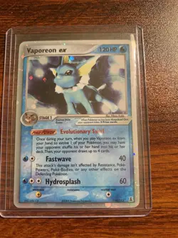 Vaporeon ex – EX Delta Species 110/113 – Holo Rare – 2005 Pokemon TCG - NM/LP+ - Image 1