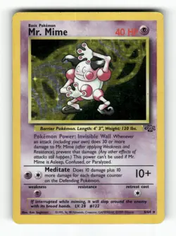 Mr. Mime - 6/64 - Jungle - Pokemon - Rare - Holo LP - Image 1