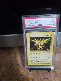 2016 Pokemon Xy Zapdos Holo Evolutions Psa 9 - Image 1