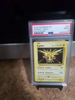 2016 Pokemon Xy Zapdos Holo Evolutions Psa 9 - Image 4