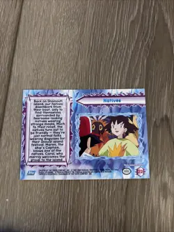 Pokemon Card Natives #22 Pokemon The Movie 2000 Topps Blue Label NM - Image 3