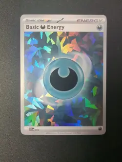 Basic Darkness Energy (Cracked Ice Holo) 015 - Pokemon TCG NM - Image 1