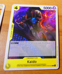 ONE PIECE ENGLISH CARD GAME CARTE Kaido ST09-004 ST EN TCG NEUF - Image 1