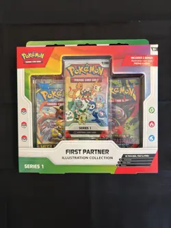 Pokemon TCG First Partner Illustration Collection Series 1 Box SEALED - Image 1