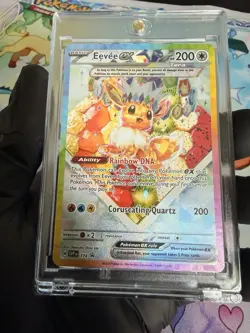 Pokemon Eevee ex SVP 174 Black Star Promo Holo NM English w/ Case - Image 2