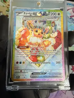 Pokemon Eevee ex SVP 174 Black Star Promo Holo NM English w/ Case - Image 4