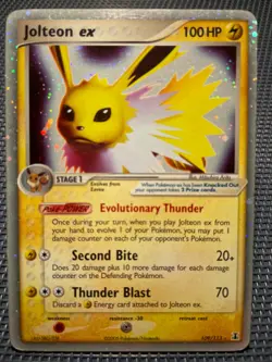 Pokemon Jolteon ex 109/113 EX Delta Species MP - Image 1