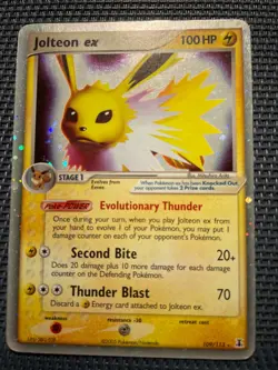 Pokemon Jolteon ex 109/113 EX Delta Species MP - Image 3