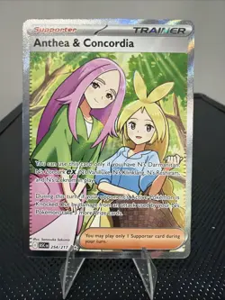 Pokemon TCG- Anthea and Concordia 254/217 Ultra Rare Full Art- Ascended Heroes - Image 1