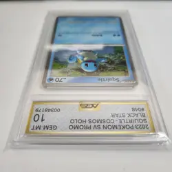 Pokemon TCG Squirtle Cosmos Holo #48 Pokemon 151 Promo AGS 10 Gem MINT - Image 4