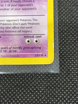 Pokemon Mewtwo 29/110 Rare Legendary Collection 2002 WOTC - Image 4