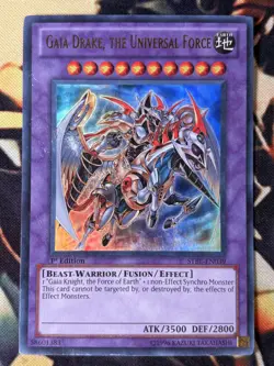 Yugioh: Gaia Drake, The Universal Force - STBL-EN039 Ultra Rare 1st Edition HP - Image 1