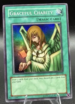 Yu-Gi-Oh! TCG Graceful Charity #SDP-040 Unlimited FOIL - Image 1