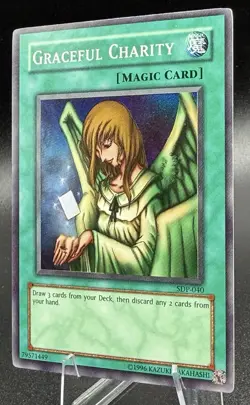 Yu-Gi-Oh! TCG Graceful Charity #SDP-040 Unlimited FOIL - Image 3