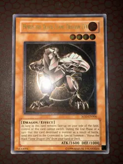Yu-Gi-Oh! Horus The Black Flame Dragon LV4 -SOD- Ultimate Rare - Unlimited LP! - Image 2