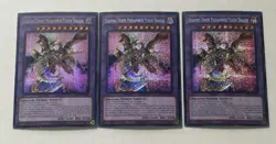 Yu-gi-oh! TCG 3x Starving Venom Predapower Fusion Dragon MP23-EN081 Prismatic - Image 1