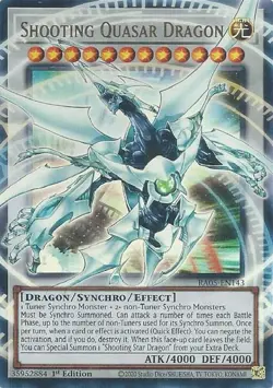 Yugioh! Shooting Quasar Dragon - RA05-EN143 - Ultra Rare - 1st Edition Near Mint - Image 1
