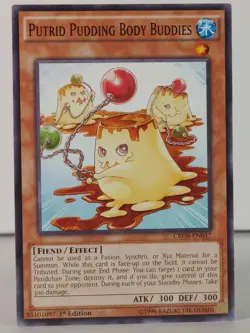 Putrid Pudding Body Buddies YuGiOH - CROS EN037 - 1st ed - NM -A - Image 1