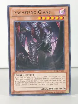 Archfiend Giant - SHSP-EN099 - Singles - YuGiOH - Rare - Image 3