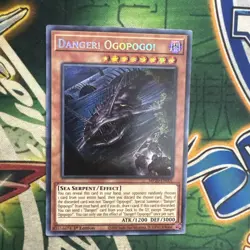 Yugioh! Danger! Ogopogo! MP20-EN001 Secret Rare 1st Edition NM - Image 1