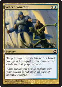 Search Warrant - Near Mint MTG Return to Ravnica - Image 1