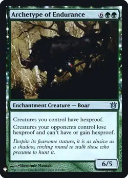 MTG - Archetype of Endurance - - Light Play - Foil - Image 1