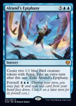 MTG - Alrund's Epiphany - Kaldheim - Medium Play - Normal - Image 1