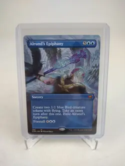 Alrund's Epiphany (Borderless) - Kaldheim (KHM) MTG Magic the Gathering - NM+ - Image 1