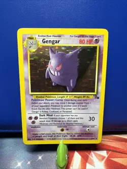 NM Gengar 5/62 - Holo Rare Card - Fossil Unlimited - Pokemon TCG (2) - Image 1