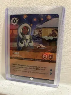 Ravensburger Disney Lorcana Tiana - Warm and Happy 205/204 Epic Foil Winterspell - Image 2