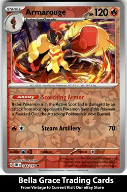 Armarouge #044/197 SV03: Obsidian Flames Pokemon Uncommon Reverse Holo - Image 1